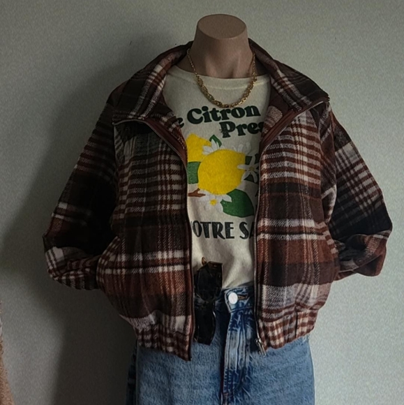 🚨ONLY A FEW SIZES LEFT// Brown multi jacket - Picture 3 of 6